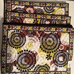 Vintage Vera Bradley Placemat in COCOA MOSS pattern in New condition. One.